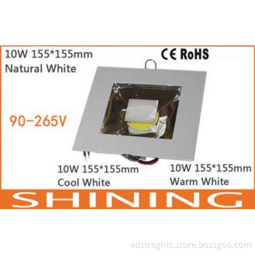 1pcs 10 Watt Aluminum COB LED Downlight 800 Lumen 5000K For